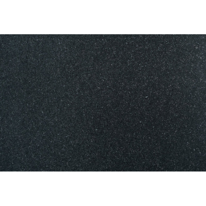 18" x 18" Granite Stone Look Wall & Floor Tile, Honed Absolute Black