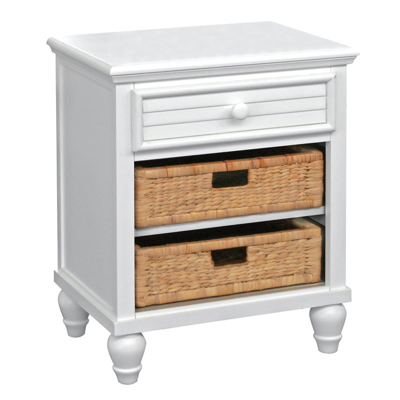 Sunset Basket Drawer Nightstand