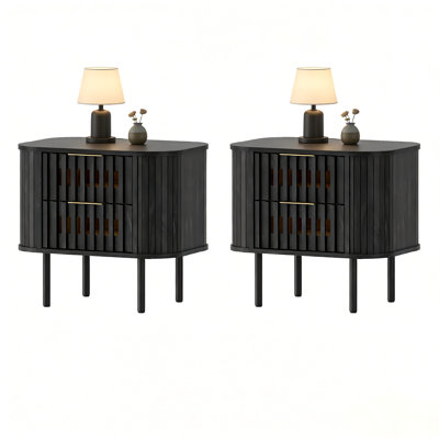 22.5 '' Fluted End Tables