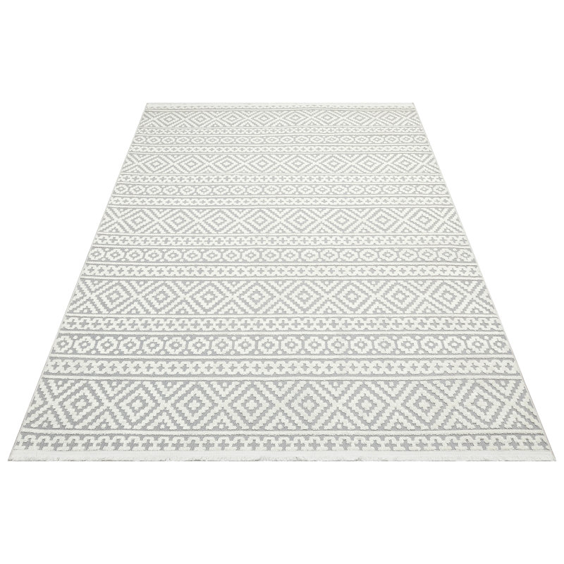 Carniny Geometric Indoor / Outdoor Area Rug, Rectangle 160 x 220cm
