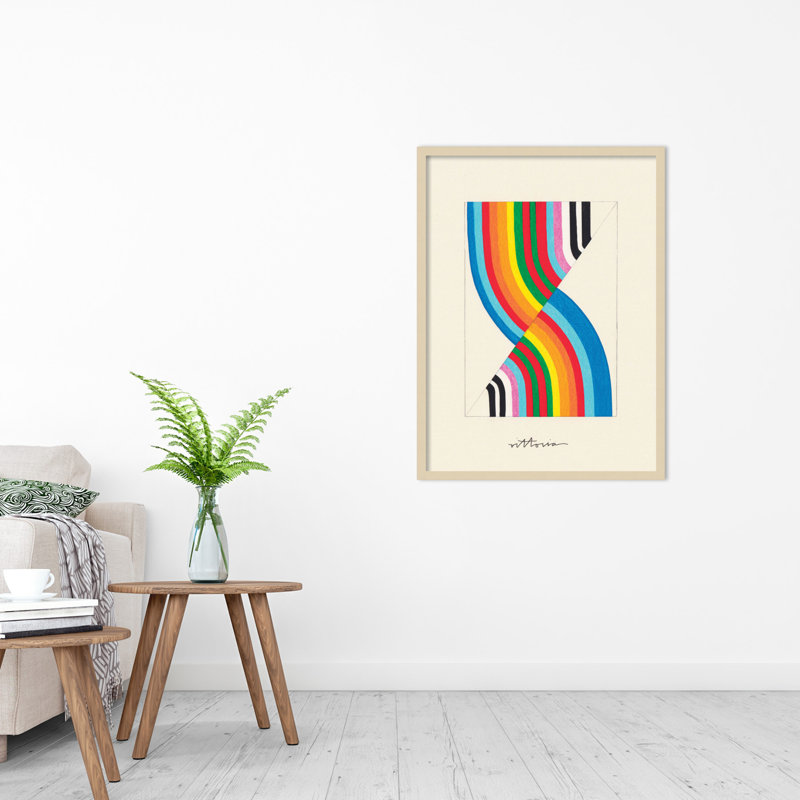 It's Always An Almost by Amber Vittoria, 25" W x 33" H x 1" D, Black Framed