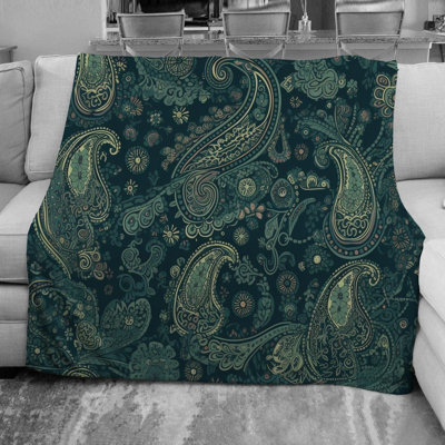 Botanical Fleece Throw