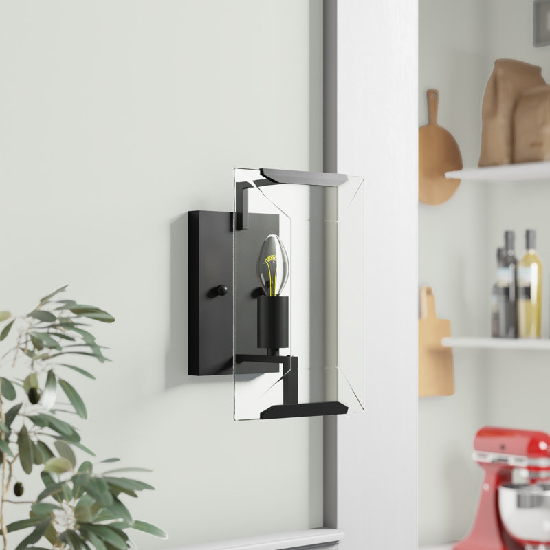 Fouke Armed Sconce, Flat Black (Matte)
