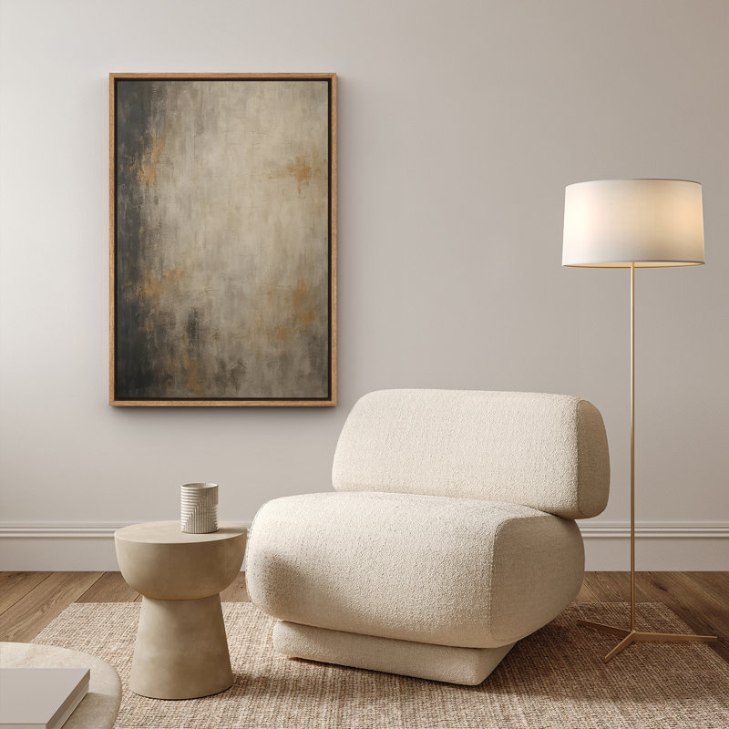 Art mural encadré, rétro, antique et classique pour chambre à coucher - 16 po x 24 po, H 24 po x l 16 po, Naturel
