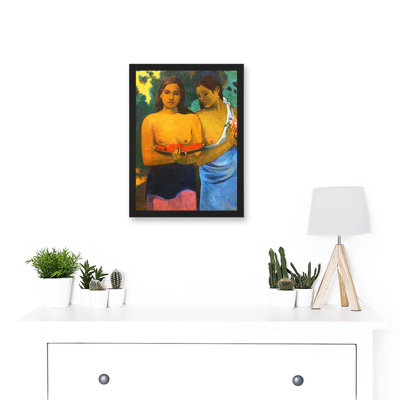 Two Tahitian Women by Paul Gauguin - 1 Piece Single Picture Frame Painting