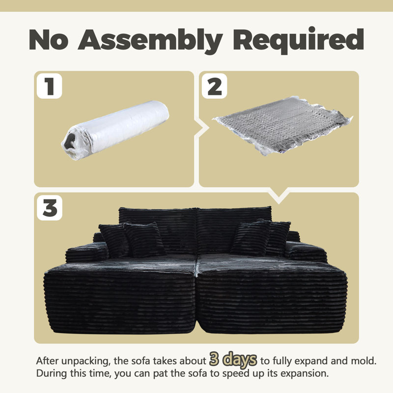83.87" Latitude Run® Sleeper Sofa with Dual Mattress
