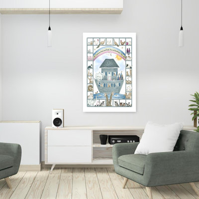 Noah's Ark Abstract Contemporary Wall Art