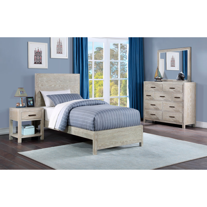 50'' W 9 - Drawer Dresser, Gray Oak