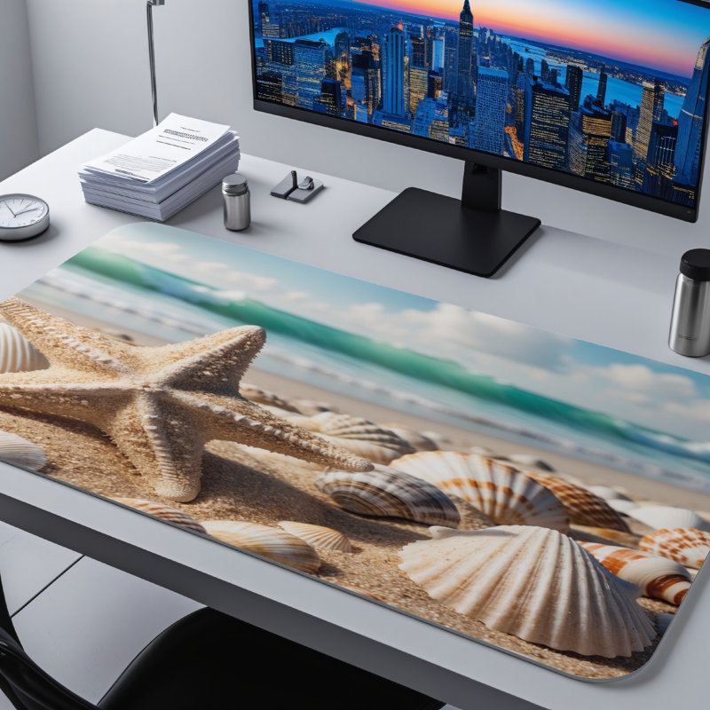 Polyester Desk Pad, 31.5x15.5