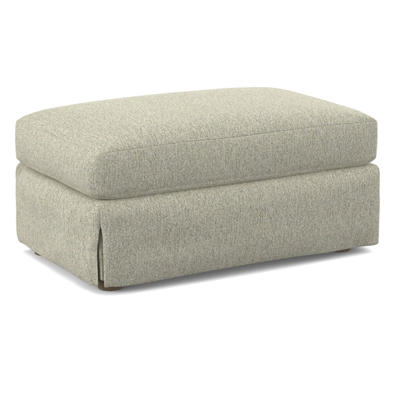 Upholstered Ottoman, Weathered Gray, 61612-74