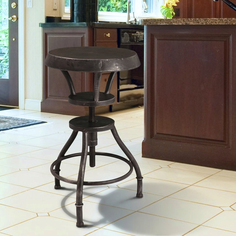 Tabouret de bar pivotant à hauteur ajustable Baulch