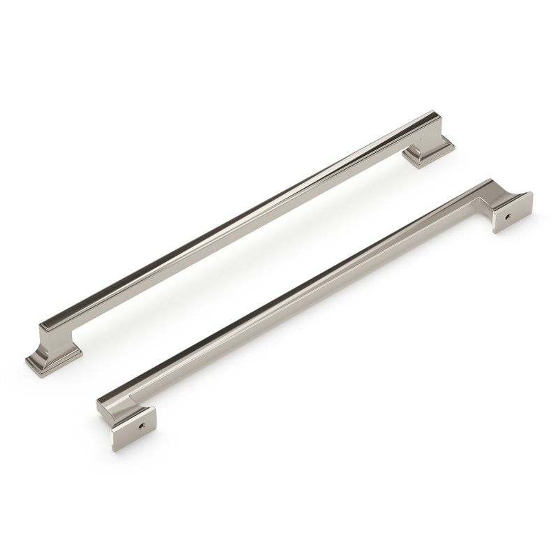 Brownstone Appliance Pull, 18", Polished Nickel