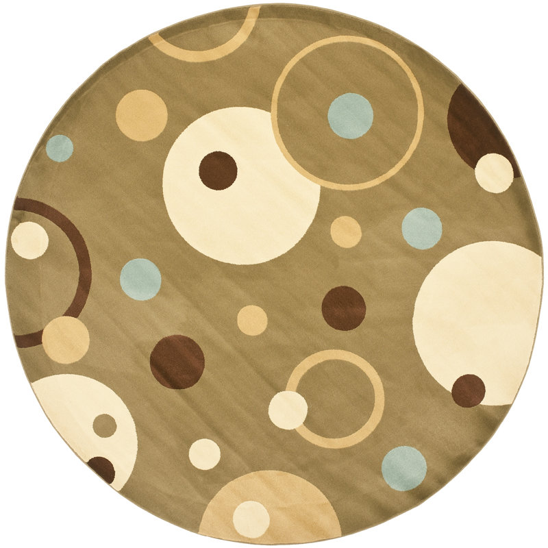 Charis Performance Geometric Rug, Round 7'