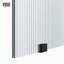 Porte de douche coulissante sans cadre avec verre cannelé 3/8 po l 56-60 po x H 74 po Elan-98714539
