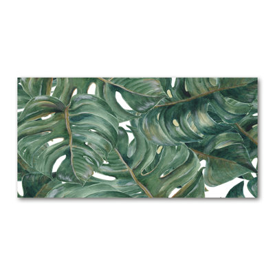 Monstera - No Frame Print on Glass
