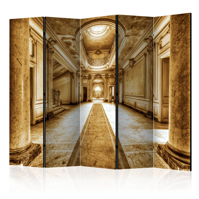 Kahwajian 225cm W x 172cm H 5 - Panel Folding Room Divider