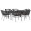 Ensemble repas de patio avec coussins 7 pièces vidaXL-1329142191-1329142187-1329142176