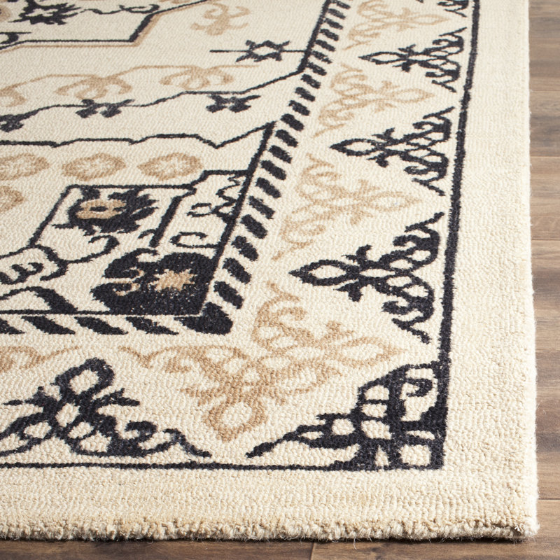 Restoration Vintage Hand Tufted Wool Oriental Rug, Square 6'