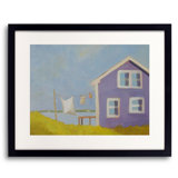 Summer Cottage Print by Phyllis Adams