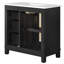 Meuble-lavabo sur pied simple 36 po avec plateau en céramique Modway-93235906