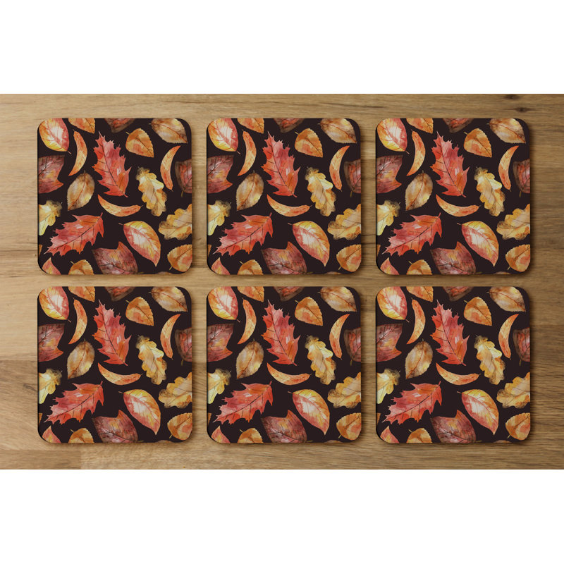 Square 6 Piece Coaster Set