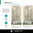 42'' W x 74.25'' H Hinged Frameless Shower Door-83967805