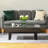 Mid-century Coffee Table - Dark Grey And Storage Living Room With Thoughtful