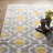 Caritta Geometric Gray/Yellow/Cream Area Rug-991533842