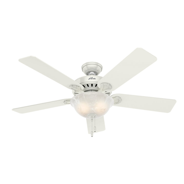 Pro's Best 52" 5 - Blade Ceiling Fan with Pull Chain and Light Kit Included