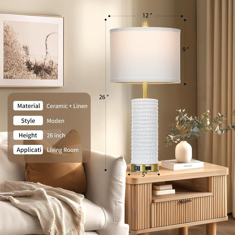 Bedside Ceramic Bedroom Light