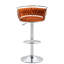 Tabouret de bar pivotant avec dossier Ginko-879315297-882844518