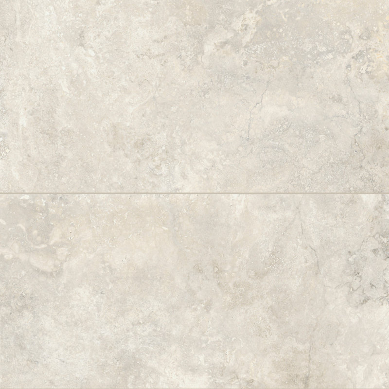 Travino Cross Cut Travertine 24X48 Matte Porcelain Tile, Matte Pearl