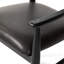 Harding Polyurethane Low Back Armchair in Black