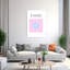 Motivational Aura Poster Abstract Contemporary Wall Art Print 1 Piece Wrapped Canvas Wall Art-966477528