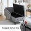 Chaise longue de rangement en velours Eastham-1395053786-1395031065