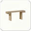 Console très large en placage de bois véritable de 66 pouces, design minimaliste pour le vestibule et le salon, finition chêne vieilli-462514736