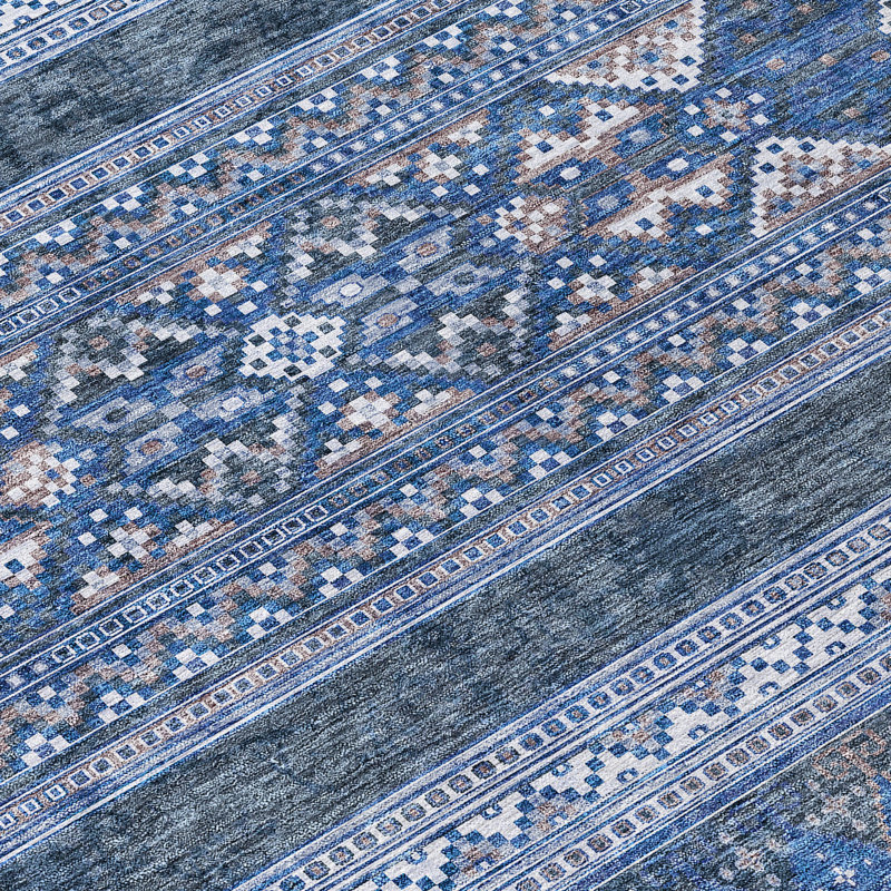 Neilly Washable Southwestern Indoor / Outdoor Rug, Rectangle 3' x 5'