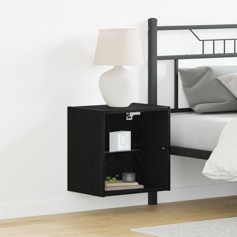 40cm W Manufactured Wood Bedside Table