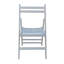 Chaises pliantes en bois à lattes pour les événements spéciaux et la maison, ensemble de quatre, idéales pour un confort et une commodité polyvalents