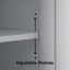 Grande armoire de rangement autoportante pour salle de bain-1445893928