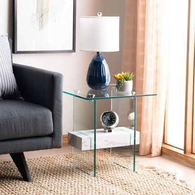 Table de bout avec rangement Kayley