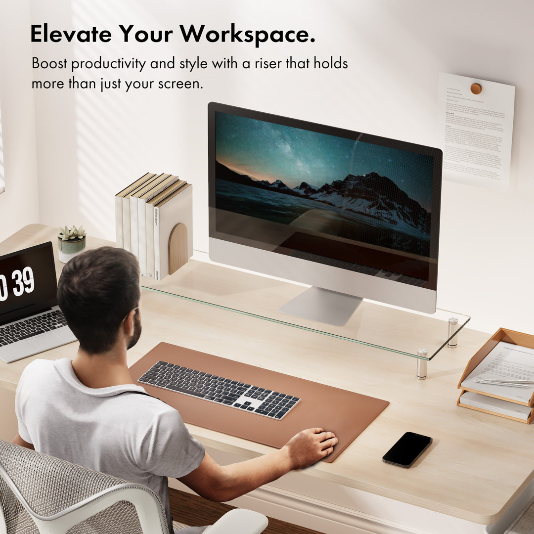 Glass Monitor Stand