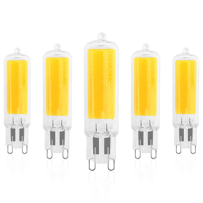 Ampoule DEL à intensité variable de 50 watts T4 G9 / à deux broches à intensité variable, 3000