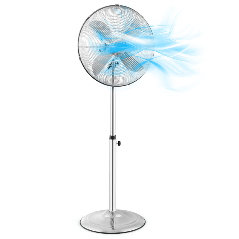 Ventilateur oscillant sur pied 49,5 po Costway, Argent