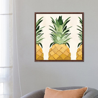 Pineapple Trio by Bria Nicole - Print on Canvas