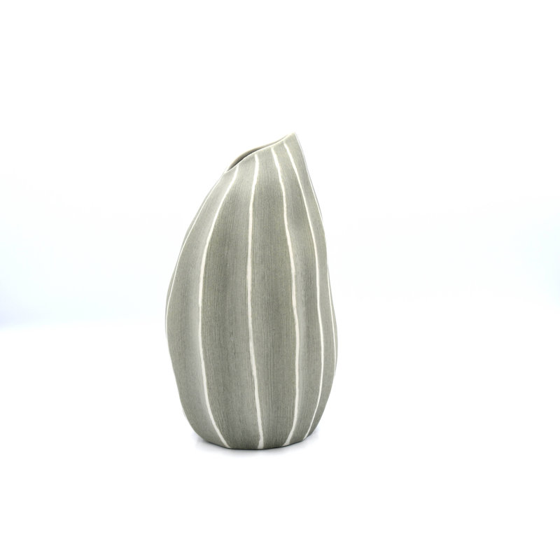 Avery-Parker Handmade Table Vase, Gray