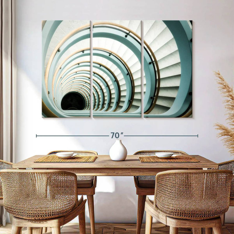 Lilie Long Staircase, 42" H x 65" W