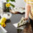 Floral Jacquard Dish Cloth Kitchen Towel