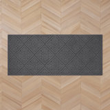 Austell Machine Woven Synthetic Area Rug in Dark Gray