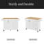 Îlot de cuisine avec comptoir à abattants, chariot d'îlot de cuisine roulant, table d'îlot de cuisine avec porte de grange avec armoire de rangement et support de tour, table d'îlot sur roulettes pour la cuisine-1852008191